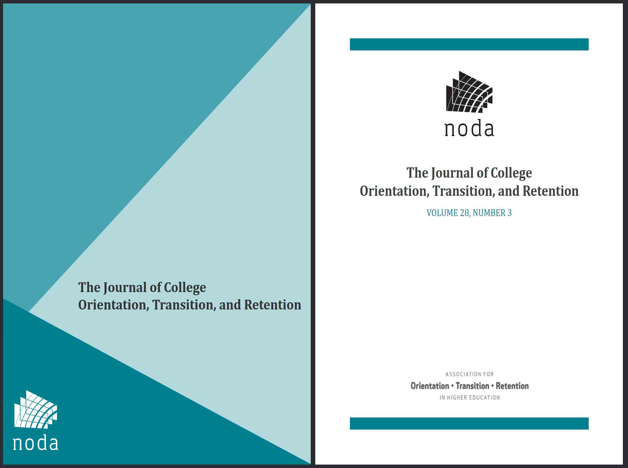 Two pages from the journal of college orientation, transition, and retention
